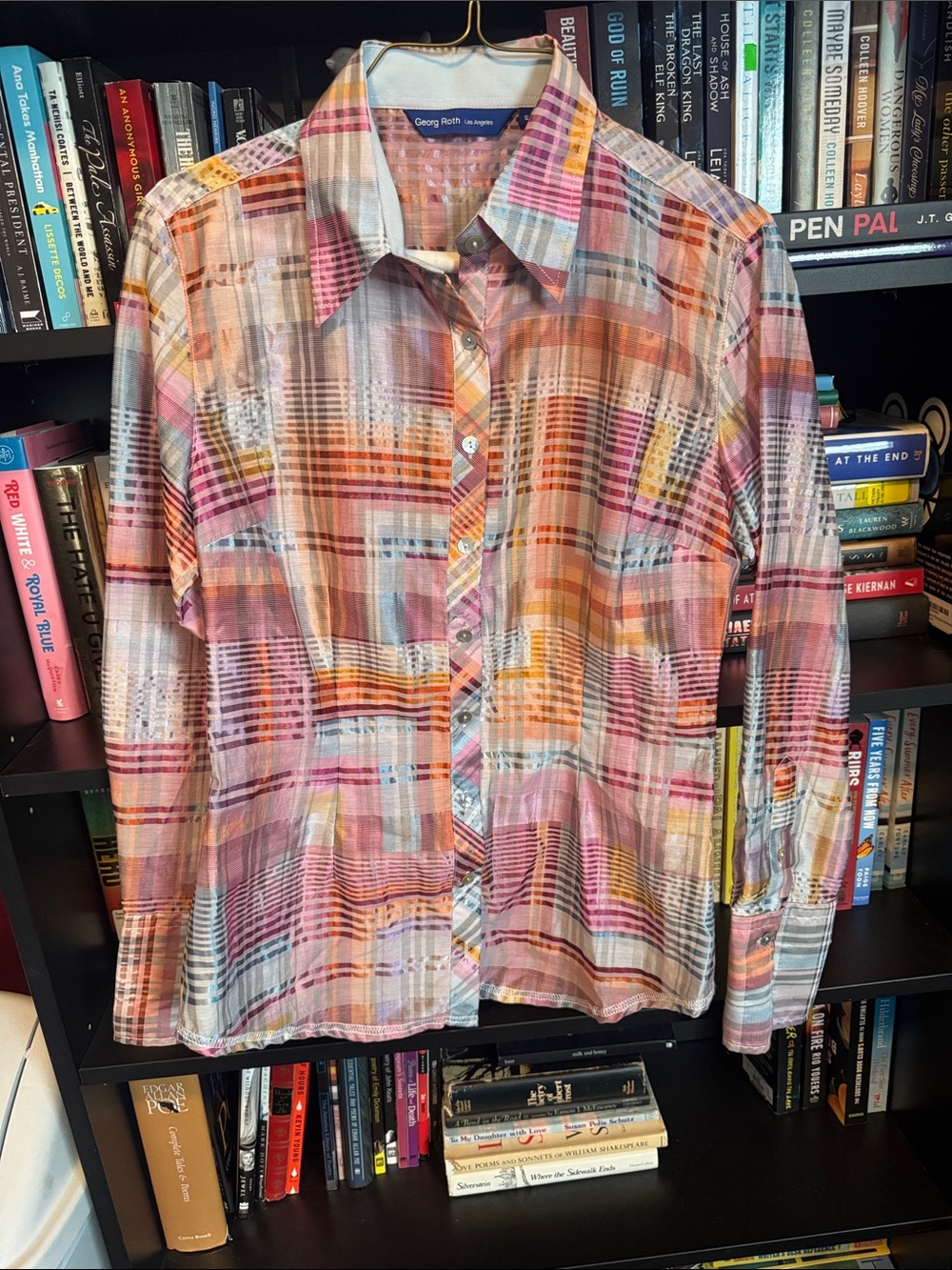 Georg Roth Multicolor Plaid Button-Up Shirt